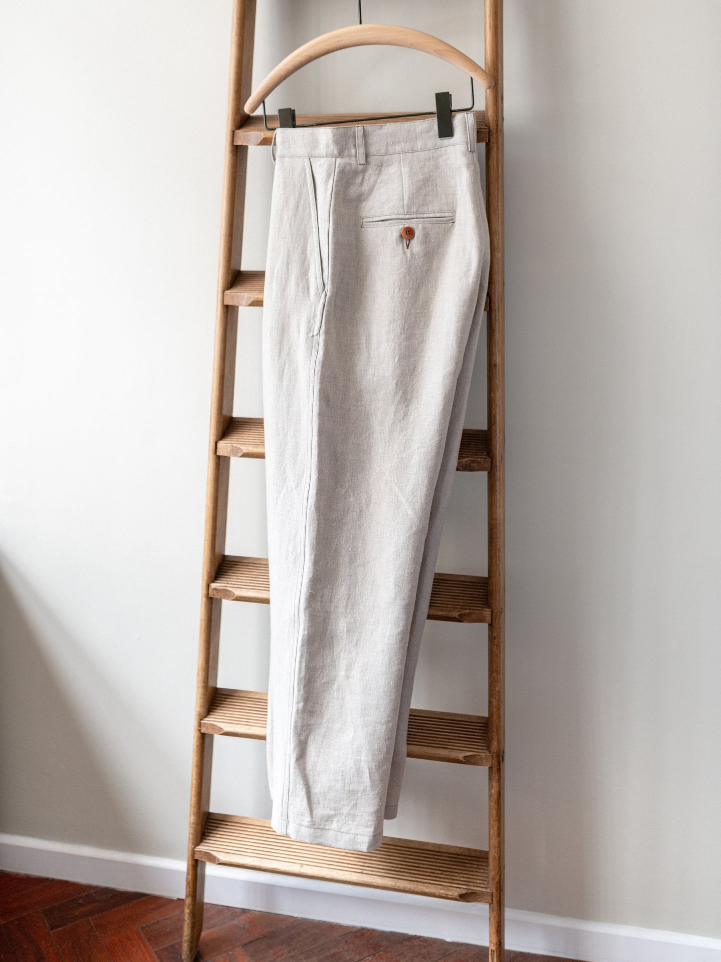 Linen Trousers / Natural Beige