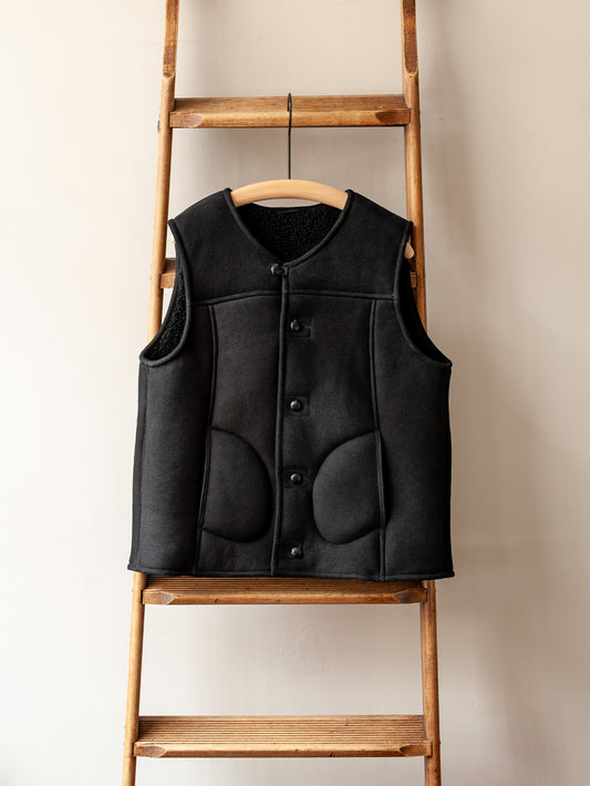 Sheepskin Merino Gilet / Black