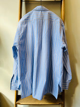 Japanese Cotton Stripe Smock / Blue stripe