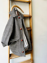 Shetland Wool Field Jacket / Brown Check