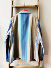 Multi Stripe Work Jacket / Blue