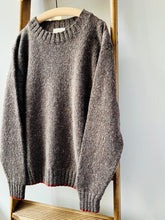 Mohair Tweed Jumper / Brown