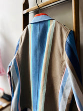 Multi Stripe Work Jacket / Blue