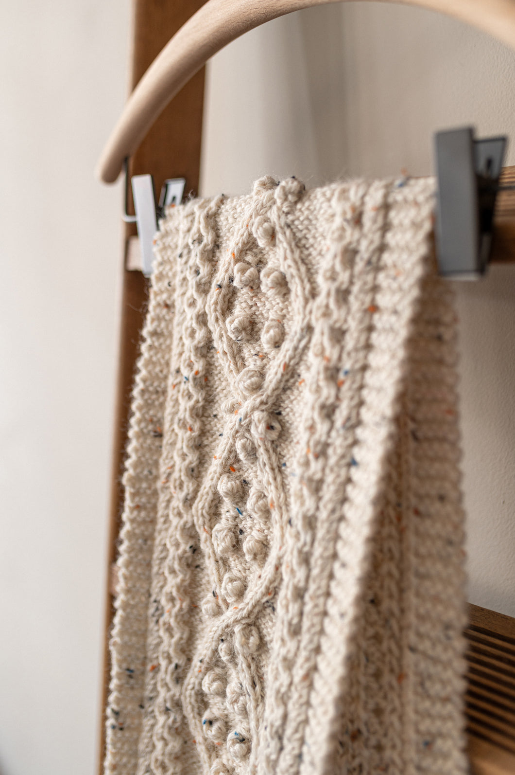 Aran Scarf / Ecru