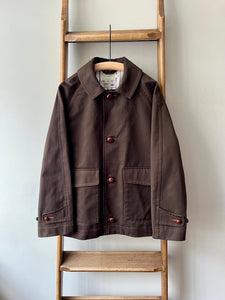 Cotton Twill Field Jacket / Brown