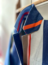 Multi Stripe Work Jacket / Blue