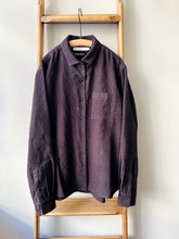 Wool Cotton mix Shirt / Brown check