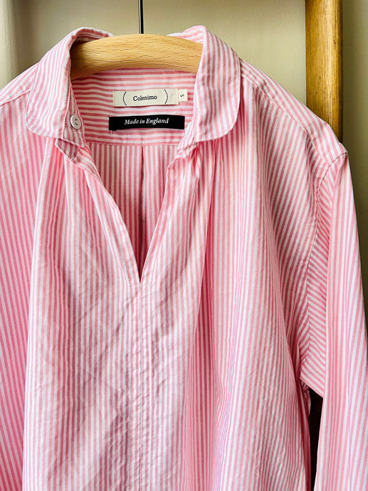 Oxford Stripe Smock / Pink Stripe