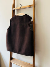 Sheepskin Gilet / Suede Brown