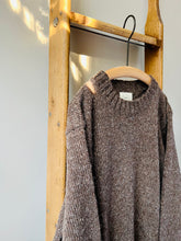 Mohair Tweed Jumper / Brown