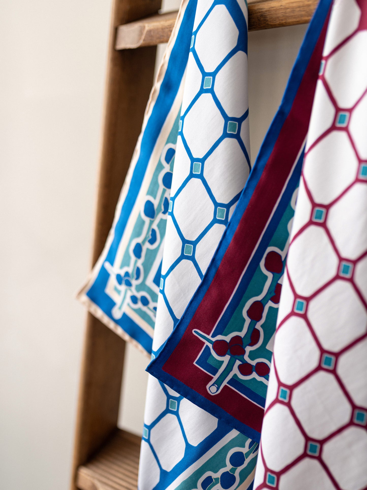 Colenimo Silk Bandana Scarf / Blue