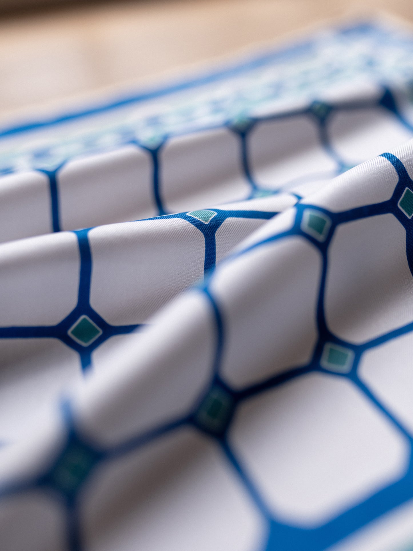 Colenimo Silk Bandana Scarf / Blue