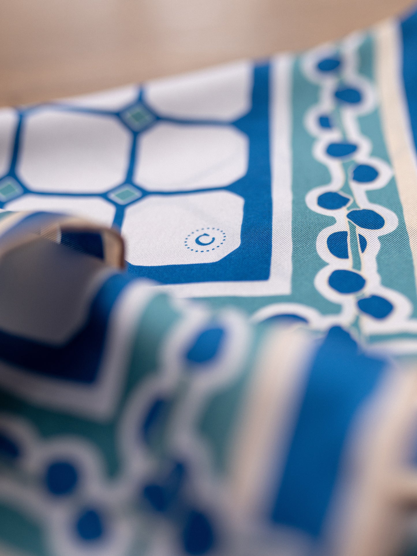 Colenimo Silk Bandana Scarf / Blue