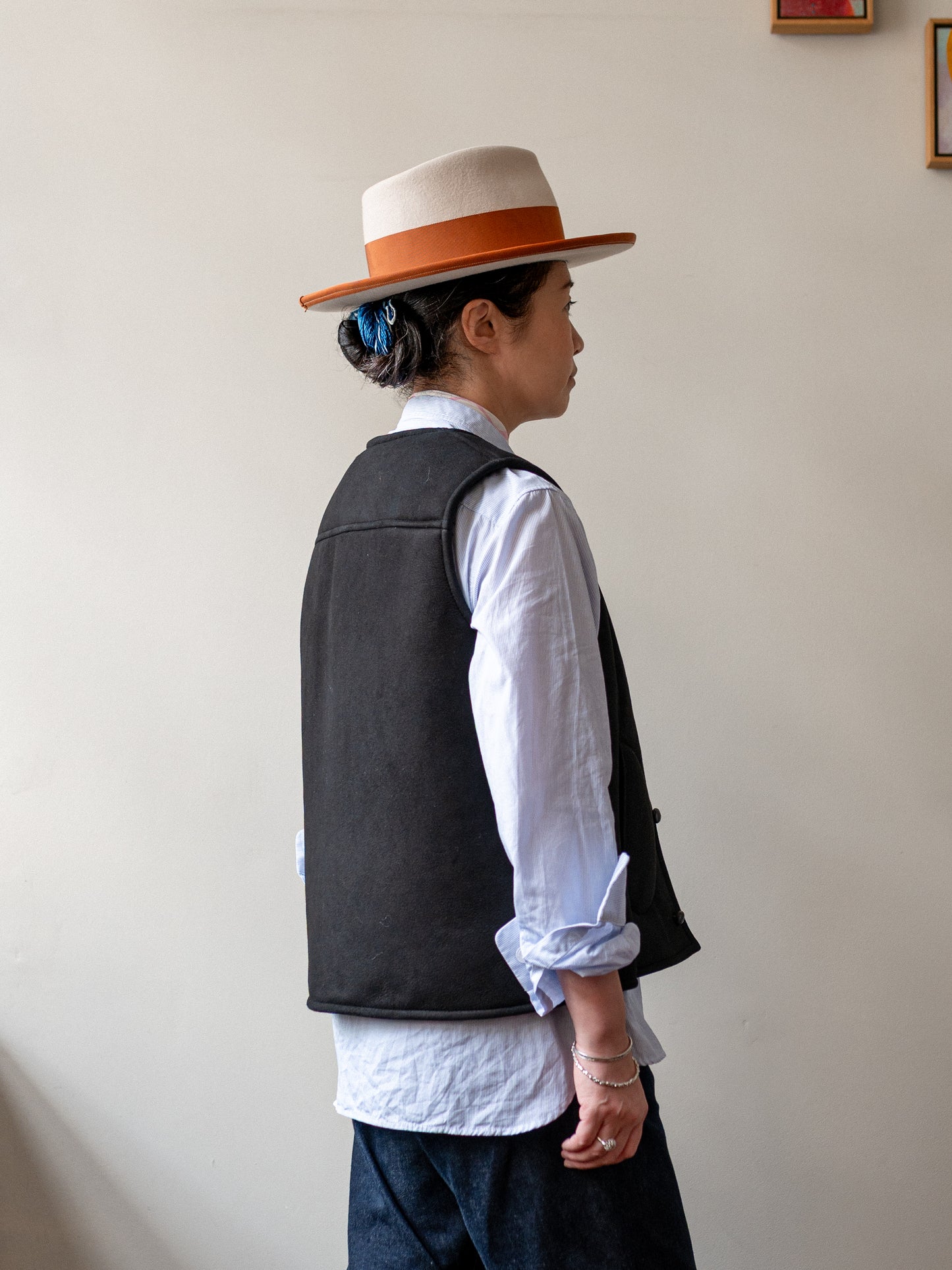 Sheepskin Merino Gilet / Black