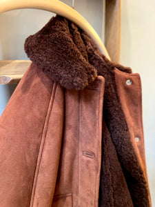 Sheepskin Field Jacket / Brown