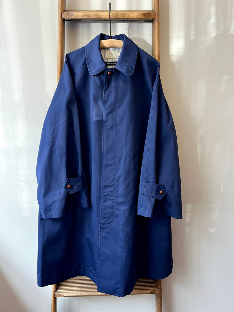 【 Rich I 】 COVER BALMACAAN COAT NAVY C/N-Balmacaan-Coat