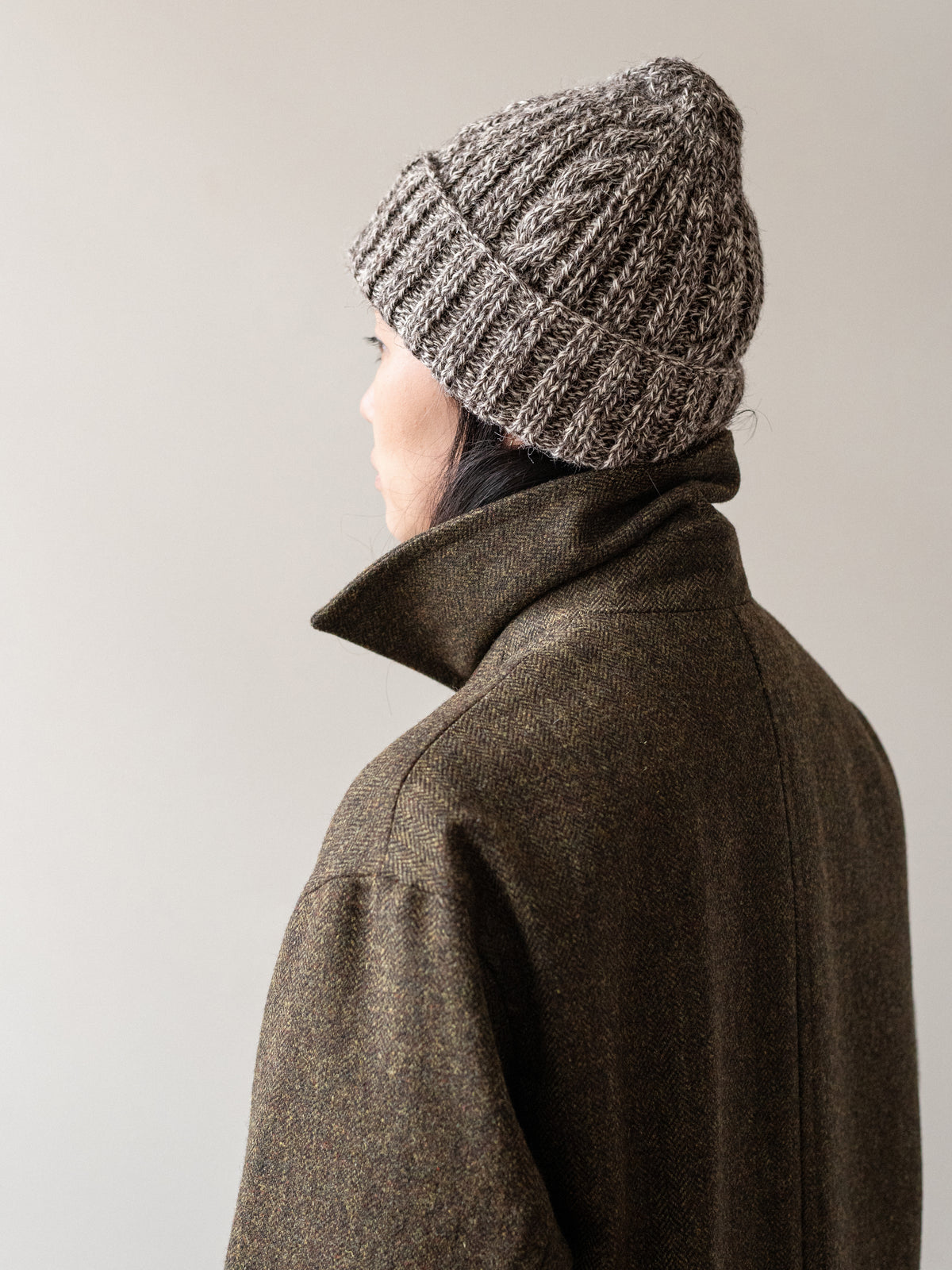 Aran Knit Cap / Chestnut