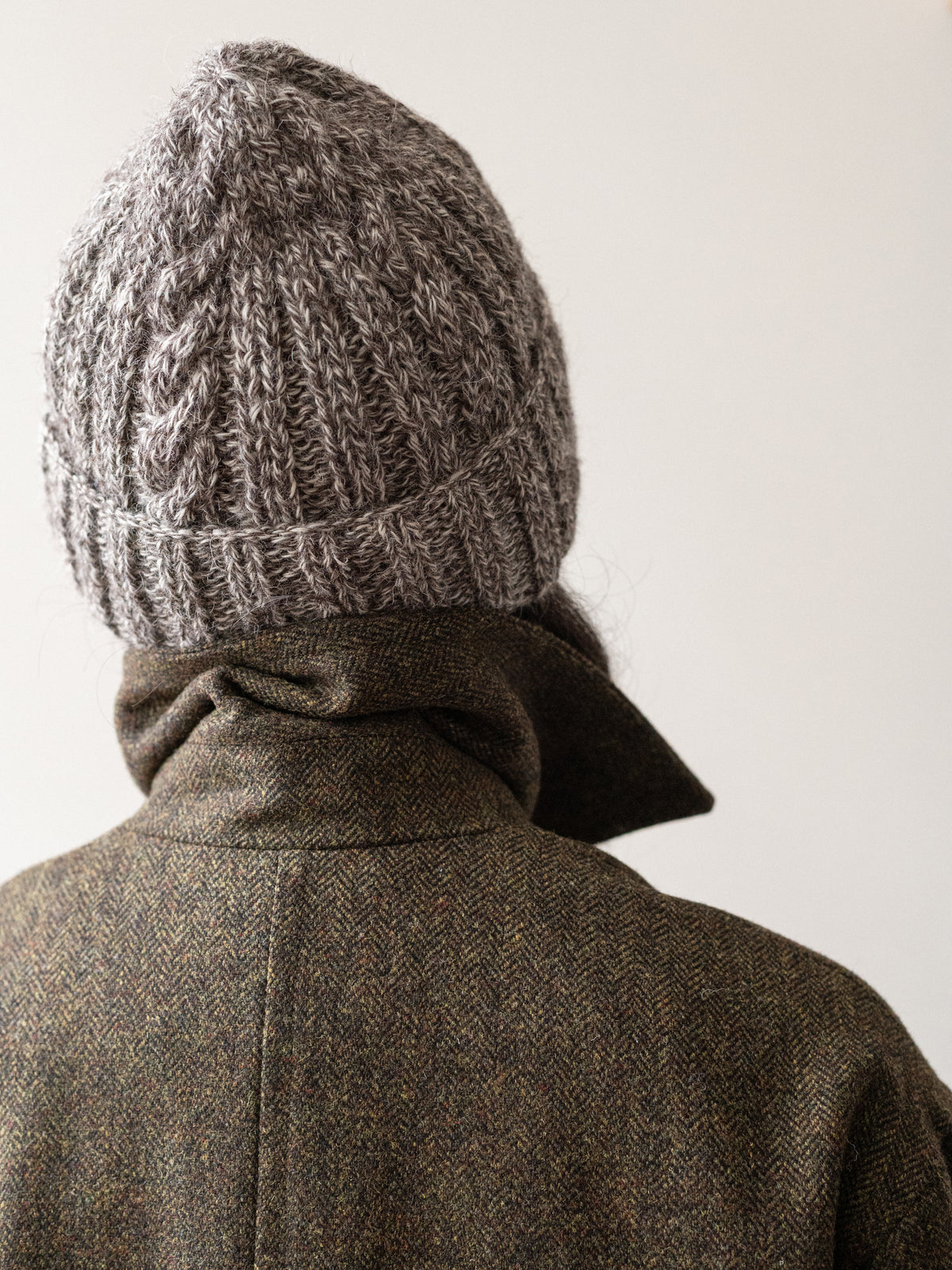 Aran Knit Cap / Chestnut