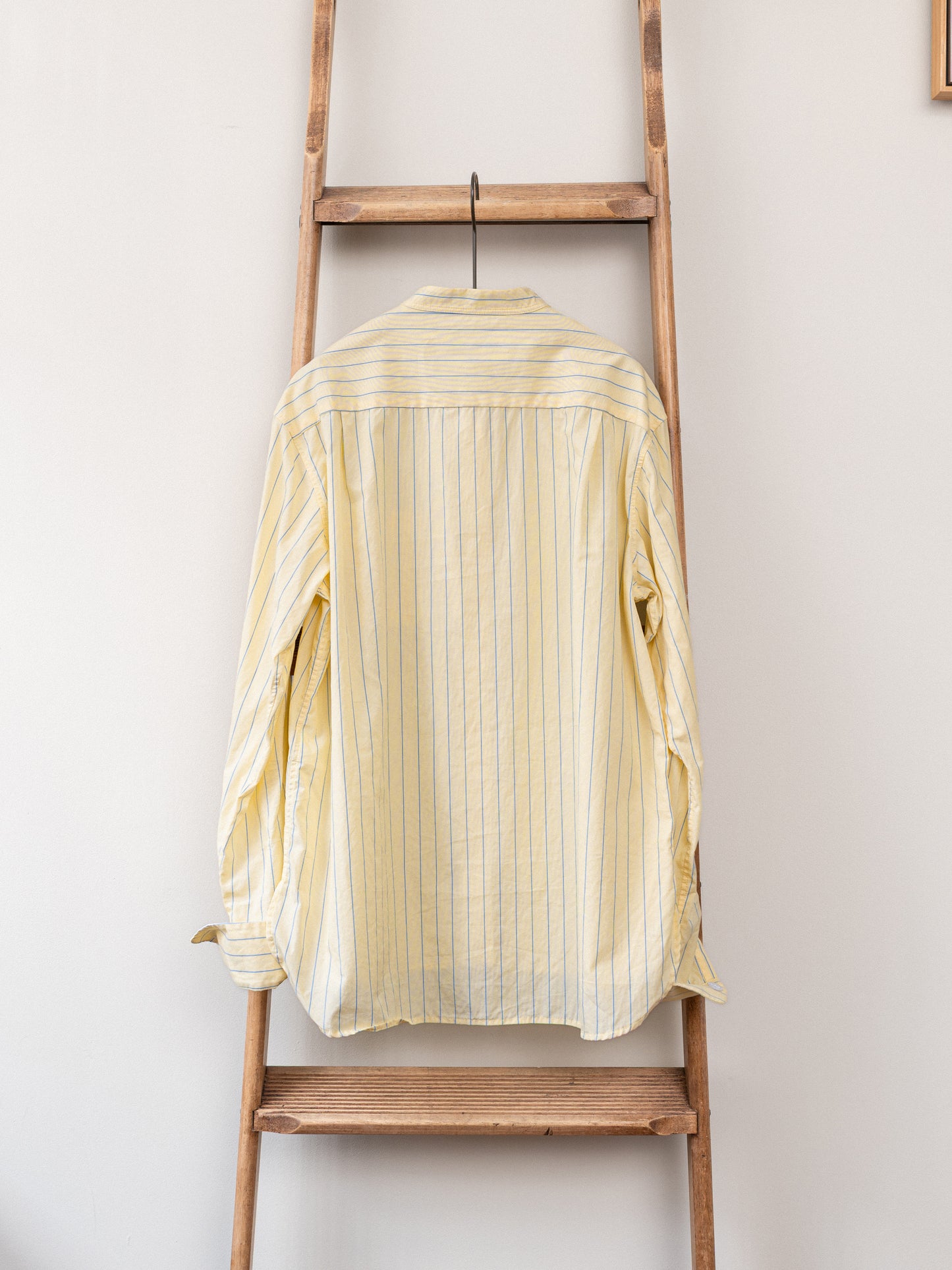 Band Collar Cotton Top / Yellow
