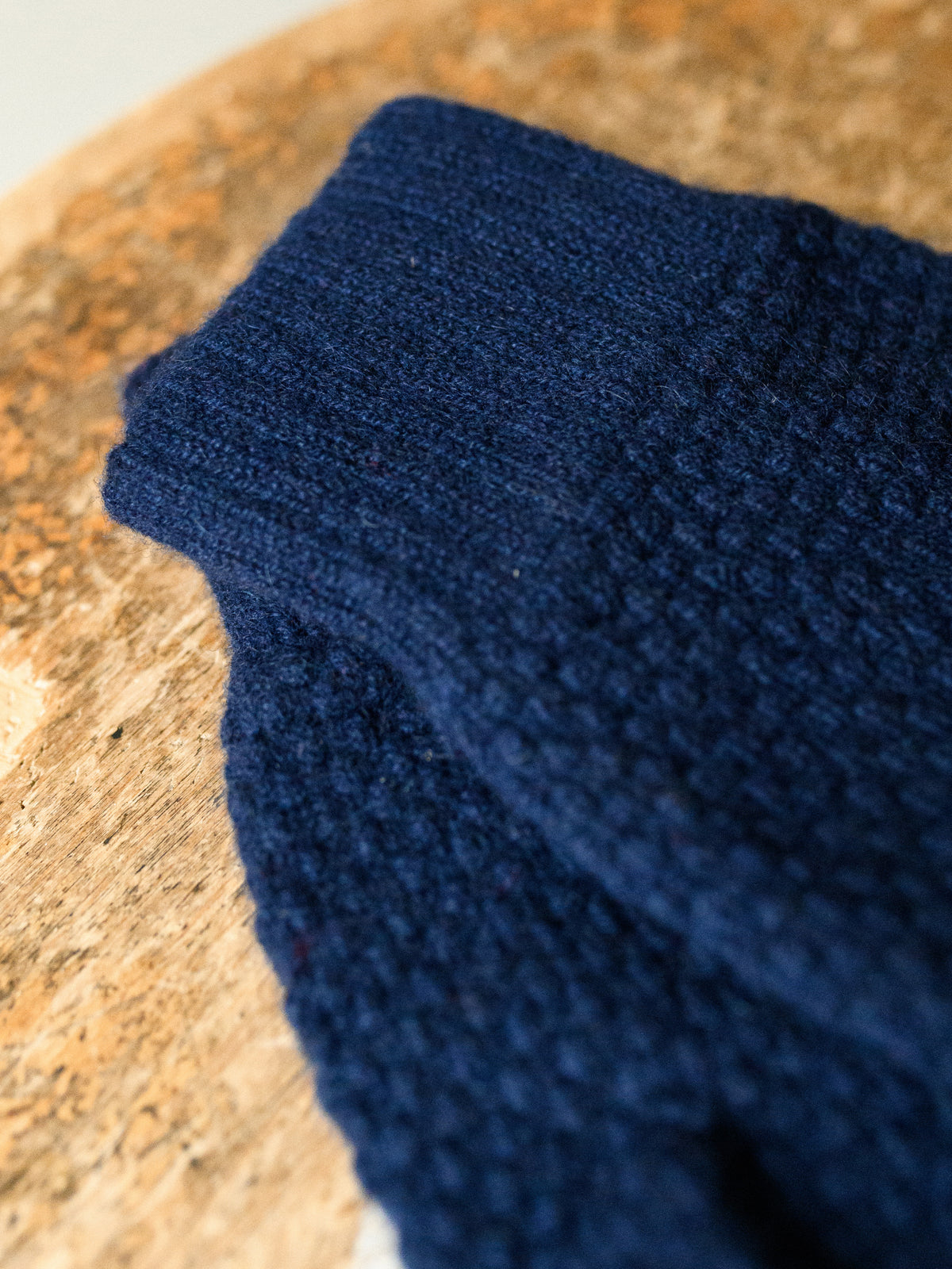 Cashmere Fingerless Gloves | Navy