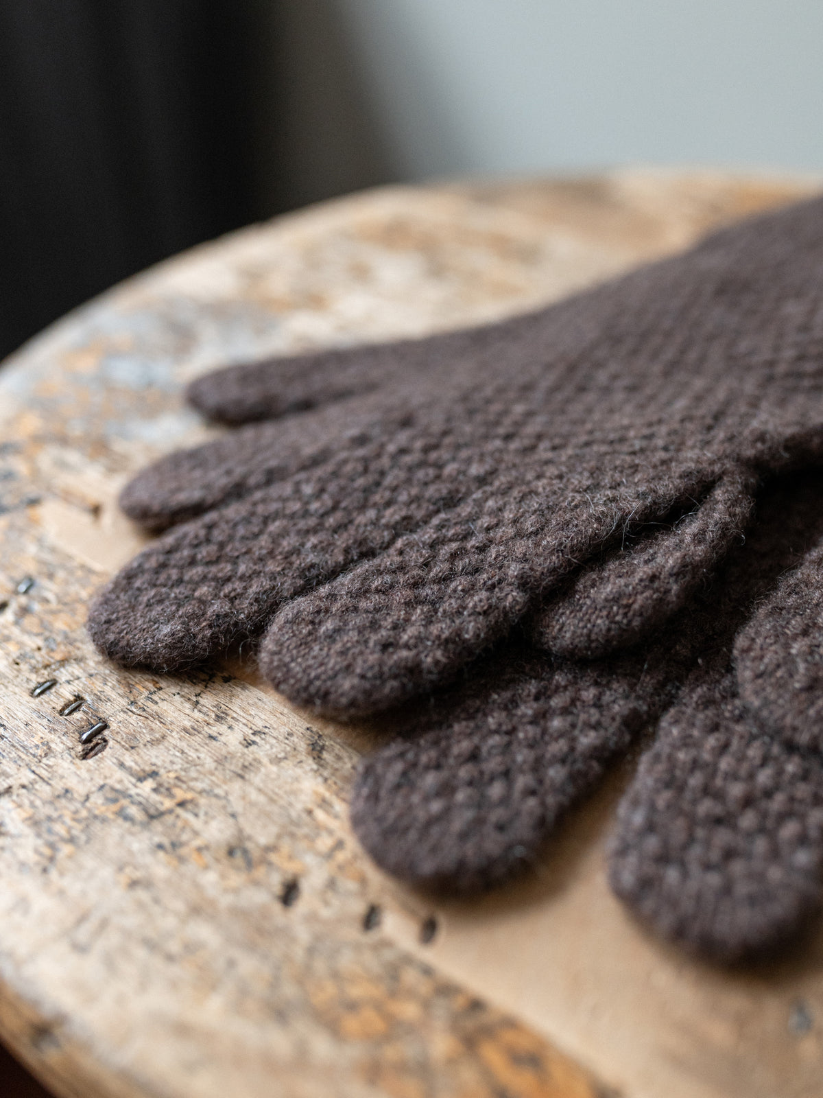 Cashmere Gloves | Brown