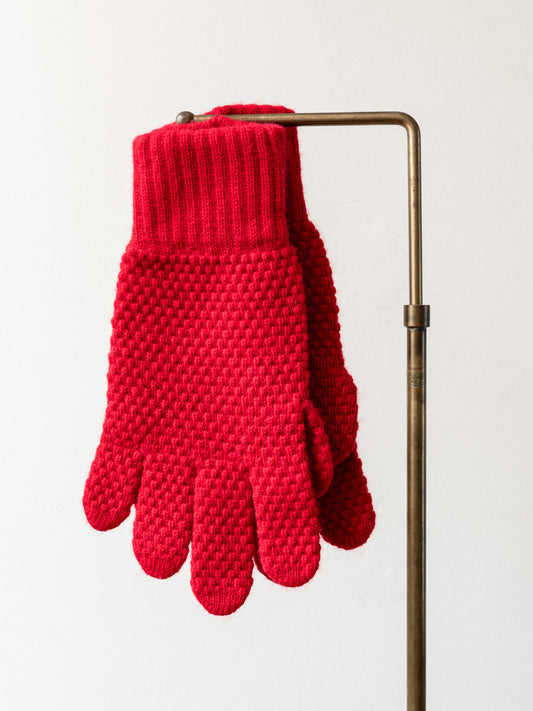 Cashmere Gloves | Red