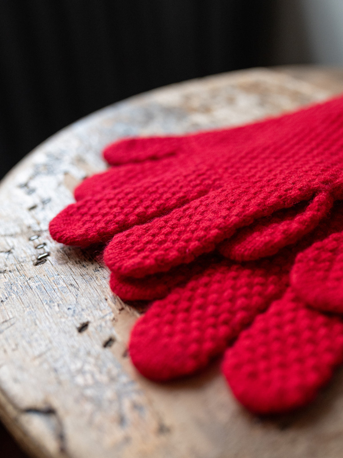 Cashmere Gloves | Red
