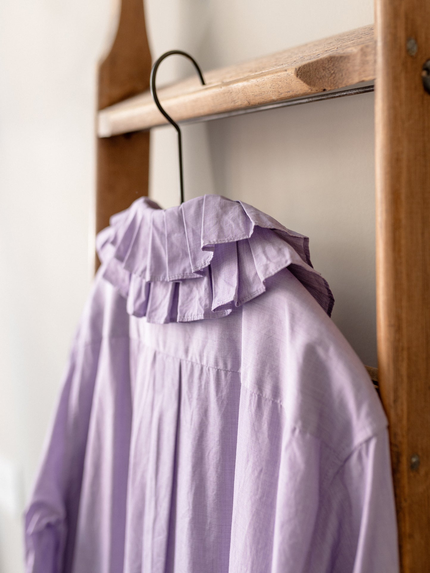 Double Ruffle Collar Dress / Soft Lilac