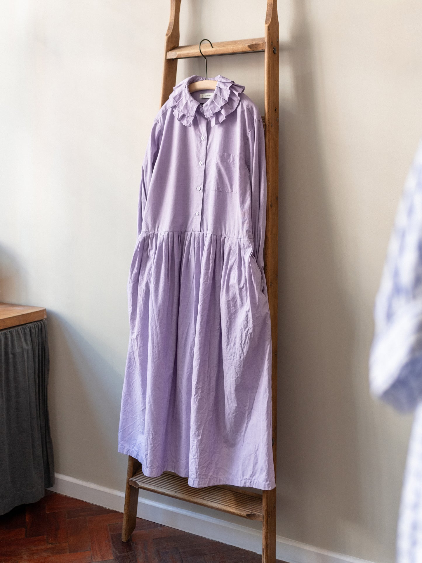 Double Ruffle Collar Dress / Soft Lilac