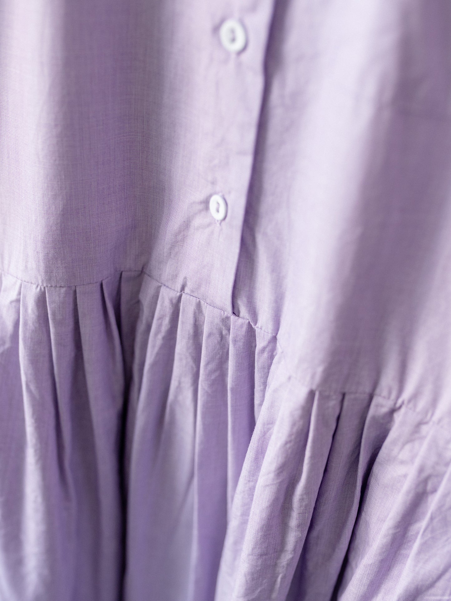Double Ruffle Collar Dress / Soft Lilac