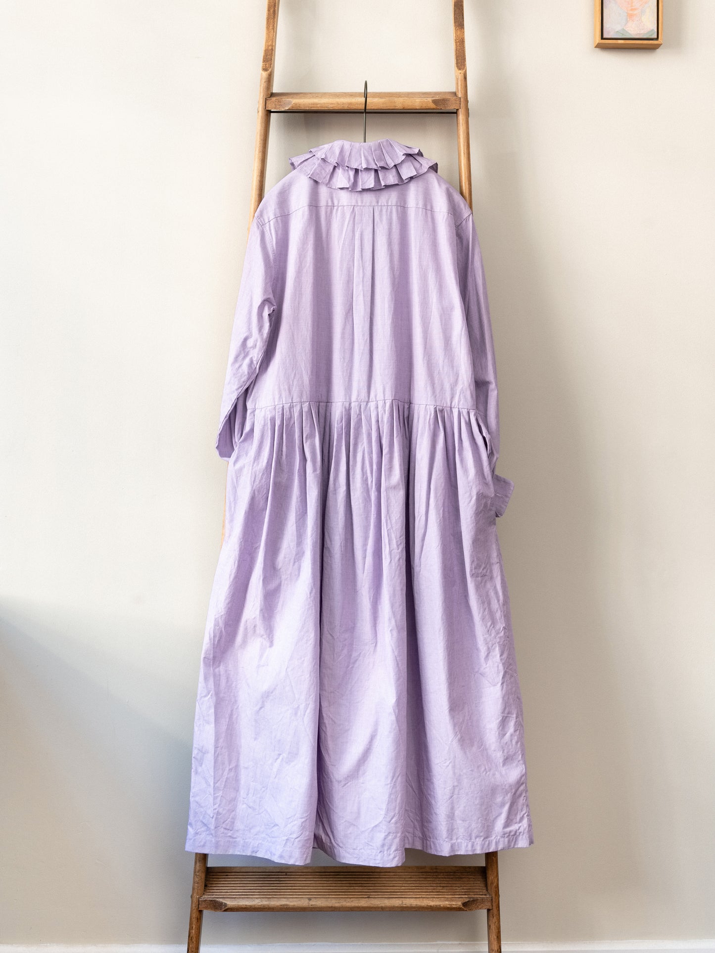 Double Ruffle Collar Dress / Soft Lilac
