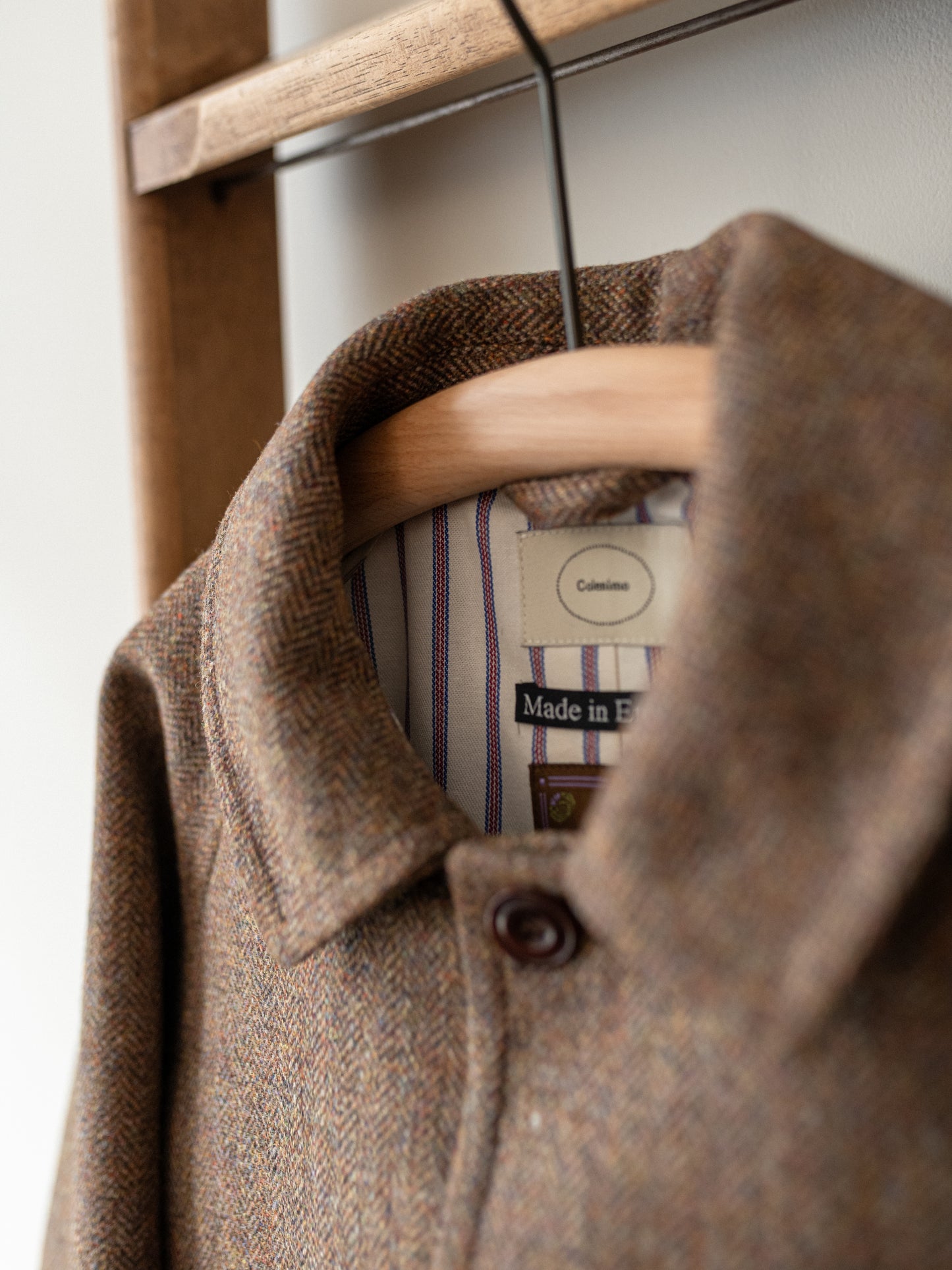 Tweed Field Jacket / Brown Herringbone
