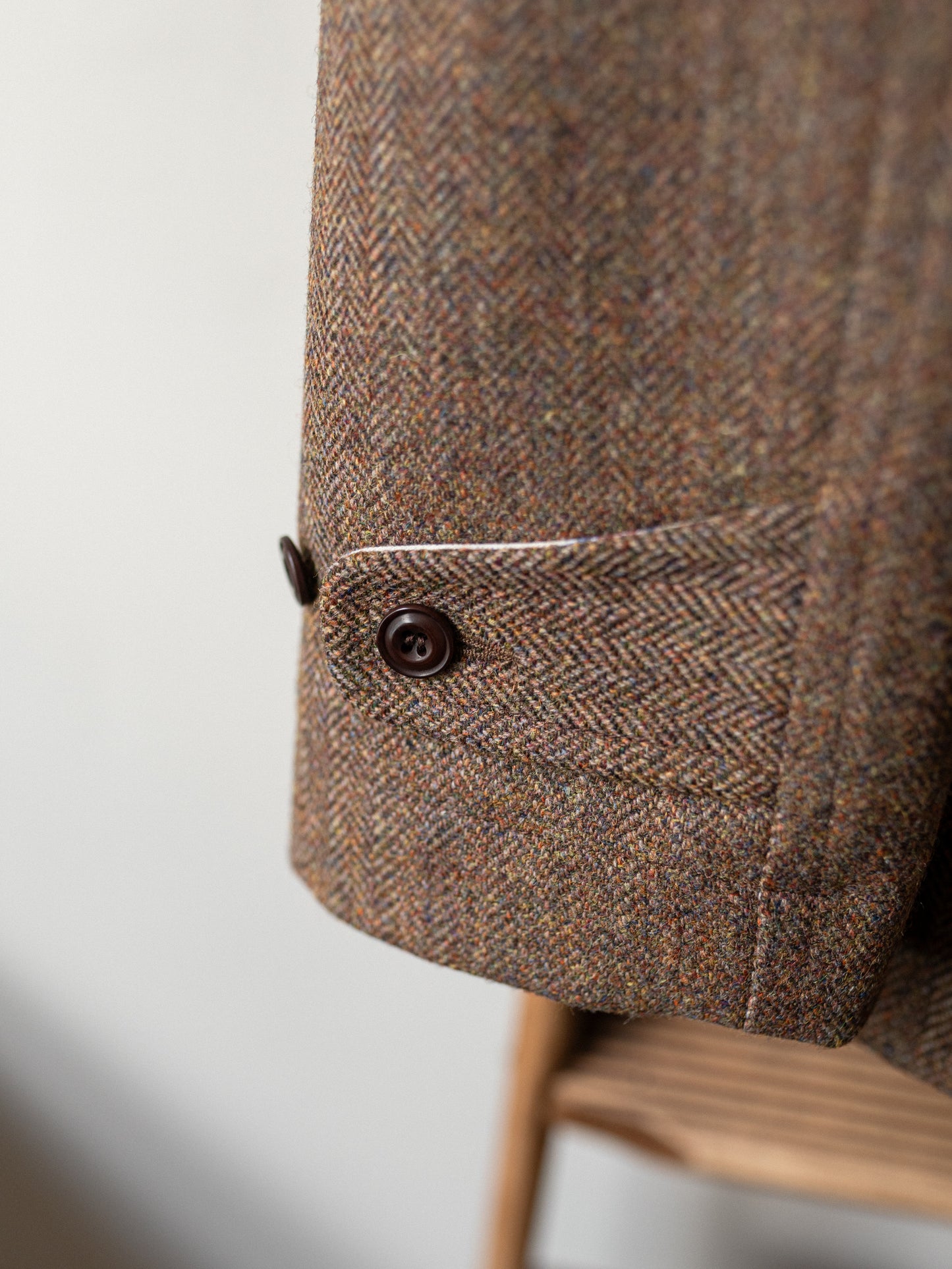 Tweed Field Jacket / Brown Herringbone