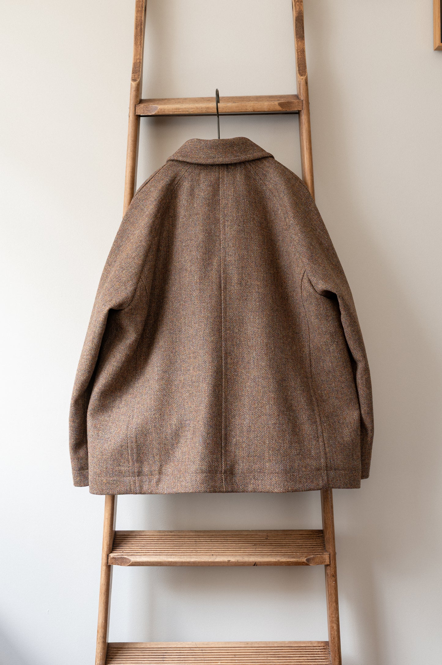 Tweed Field Jacket / Brown Herringbone