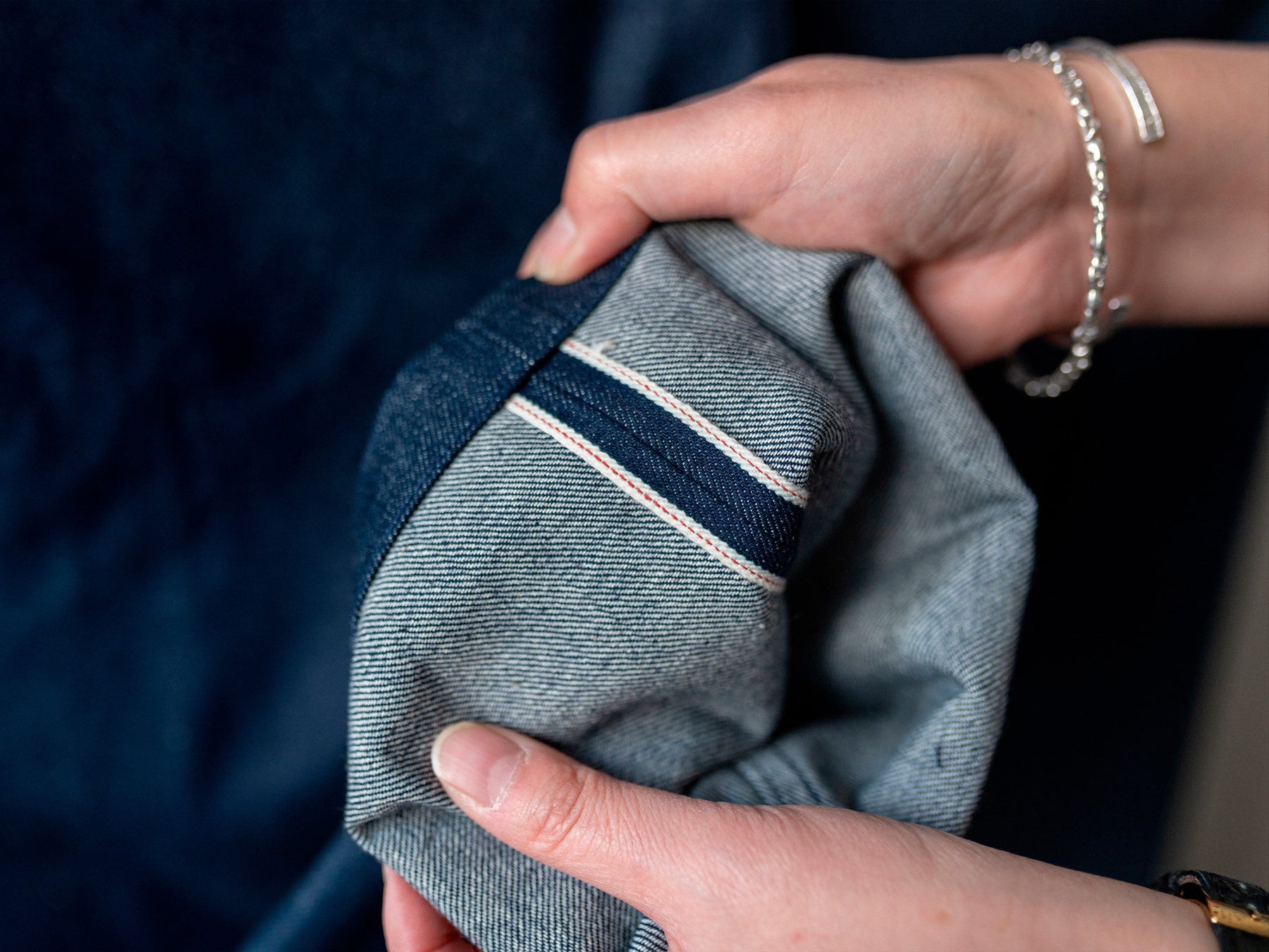 Indigo selvedge denim, made in Okayama