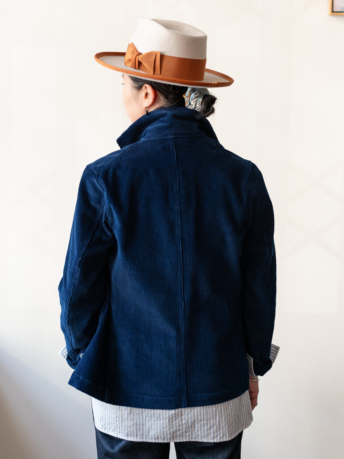 Corduroy Workers Jacket / Indigo