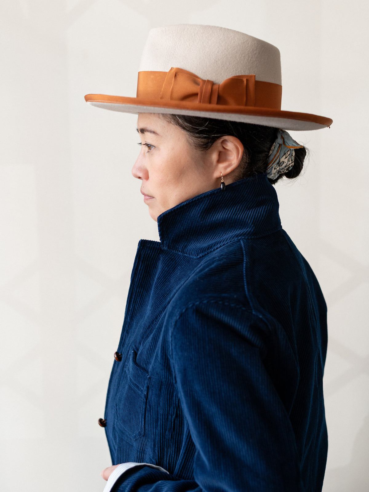 Corduroy Workers Jacket / Indigo