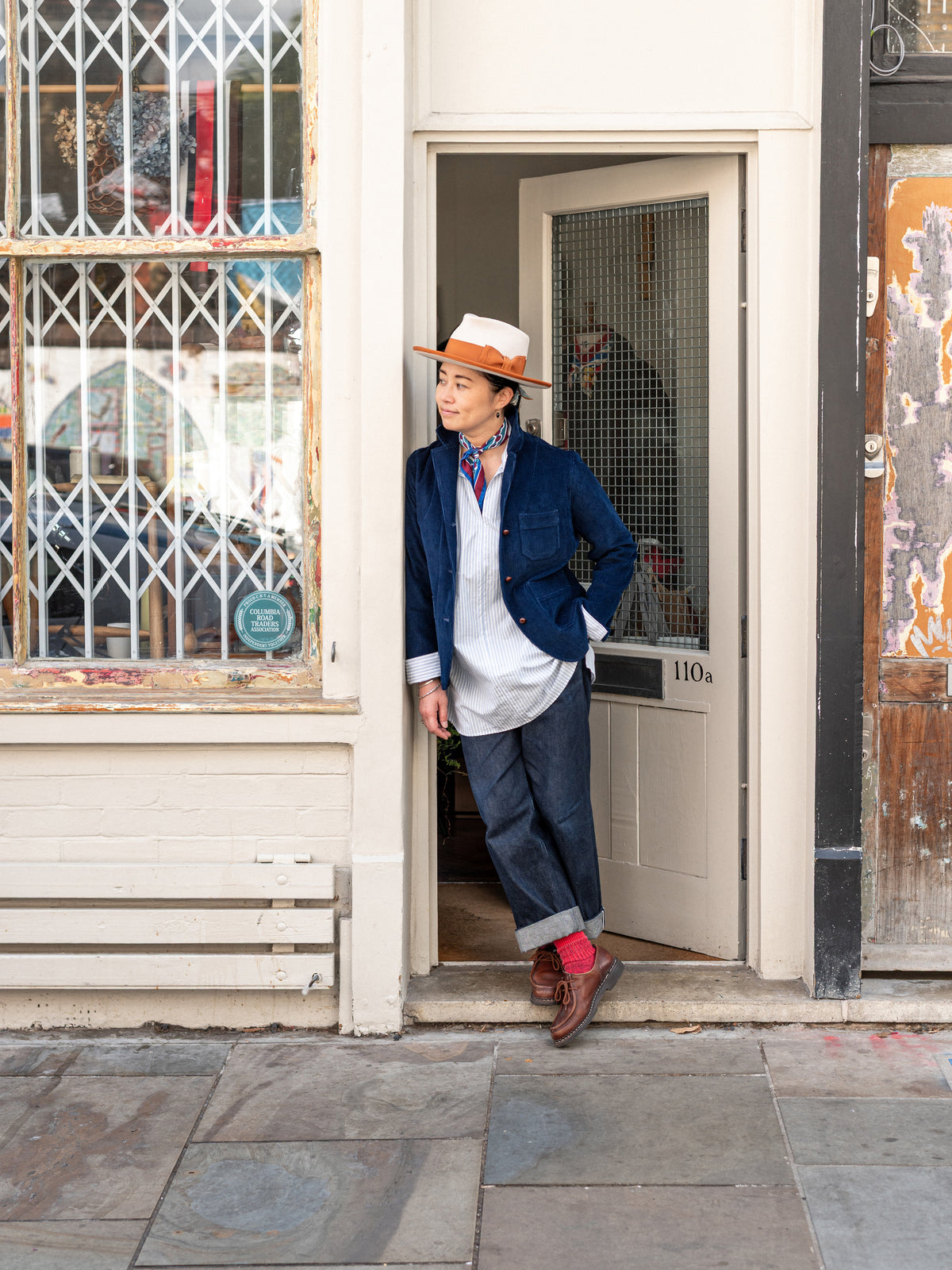 Corduroy Workers Jacket / Indigo
