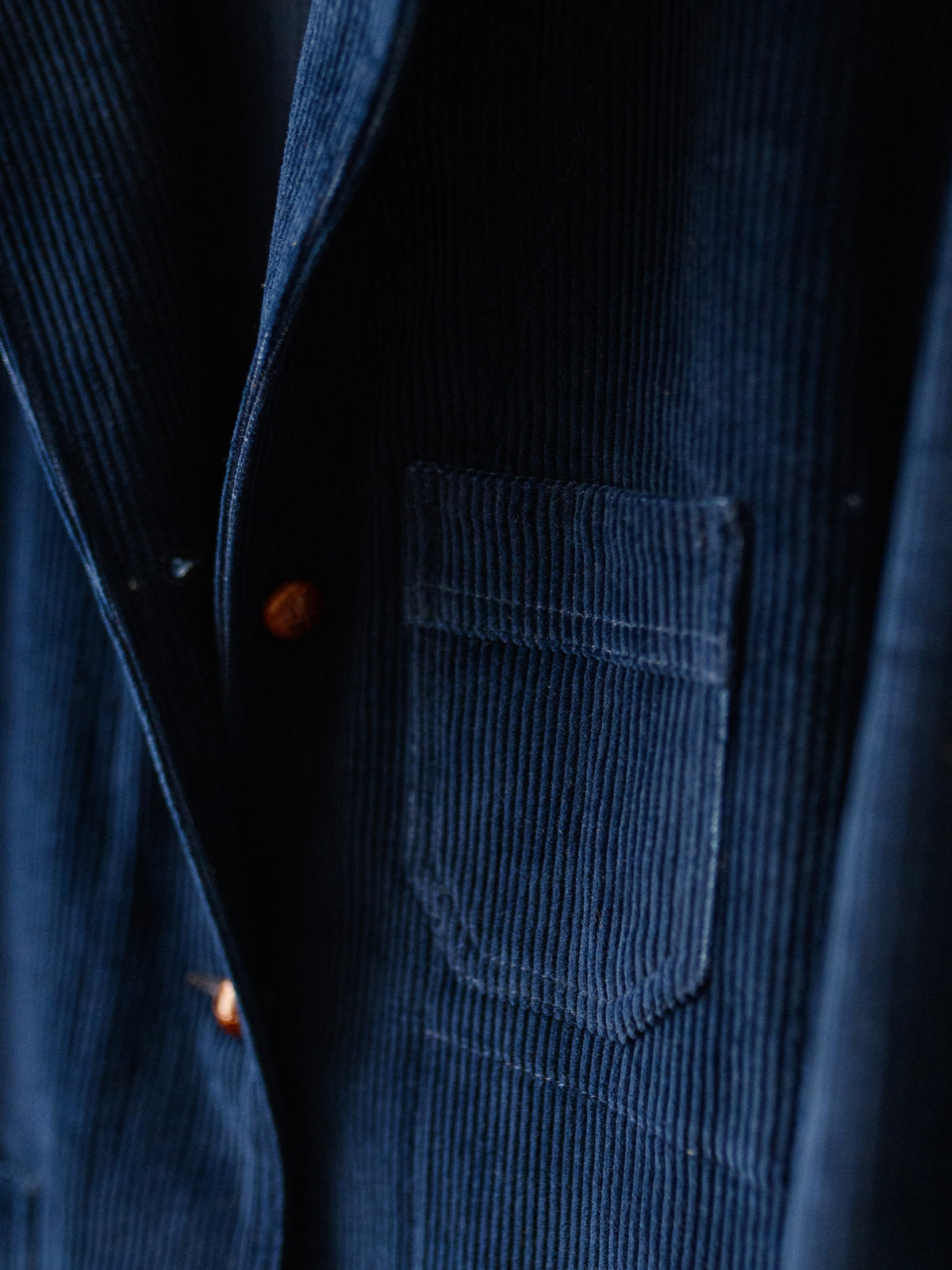 Corduroy Workers Jacket / Indigo