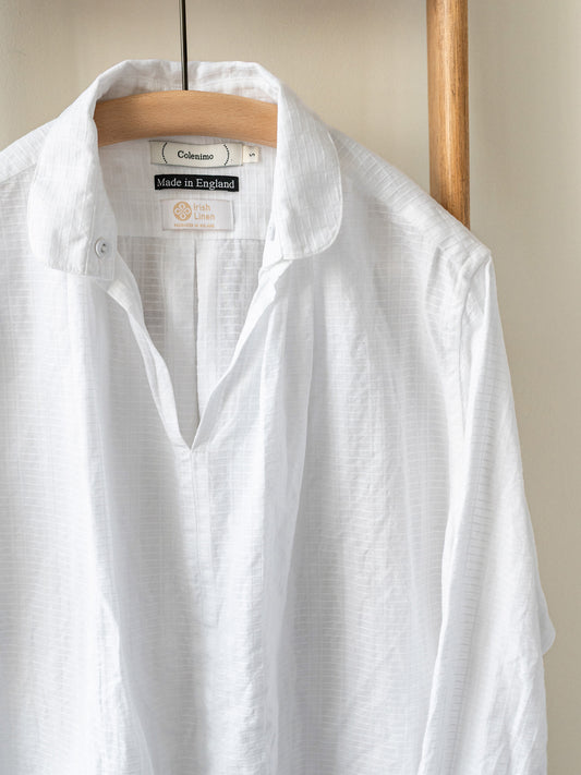 Irish Linen Smock / White