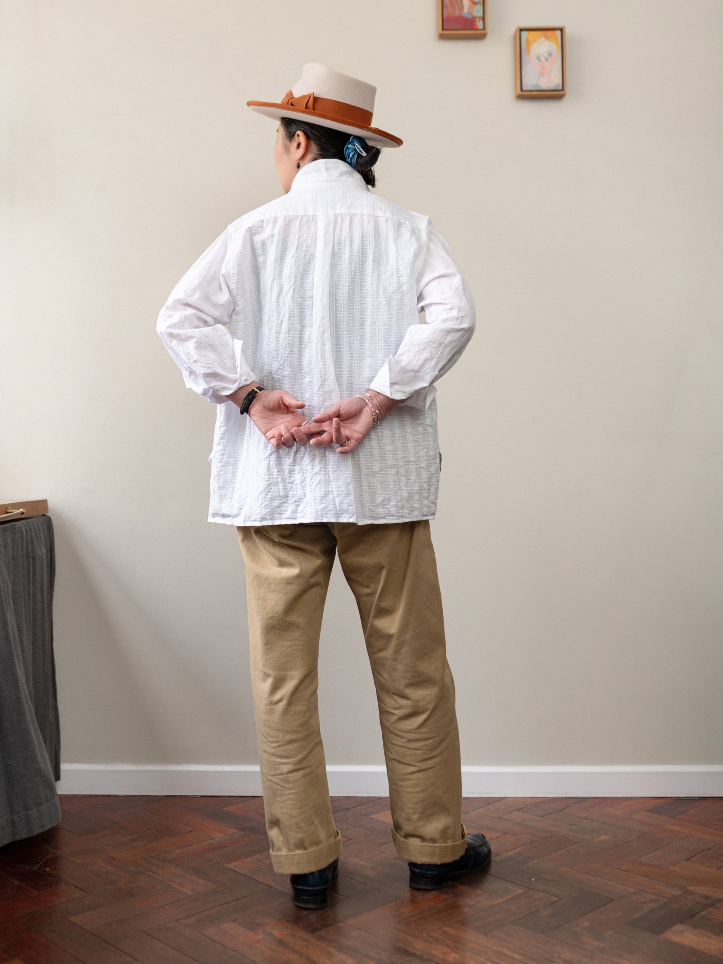 Irish Linen Smock / White