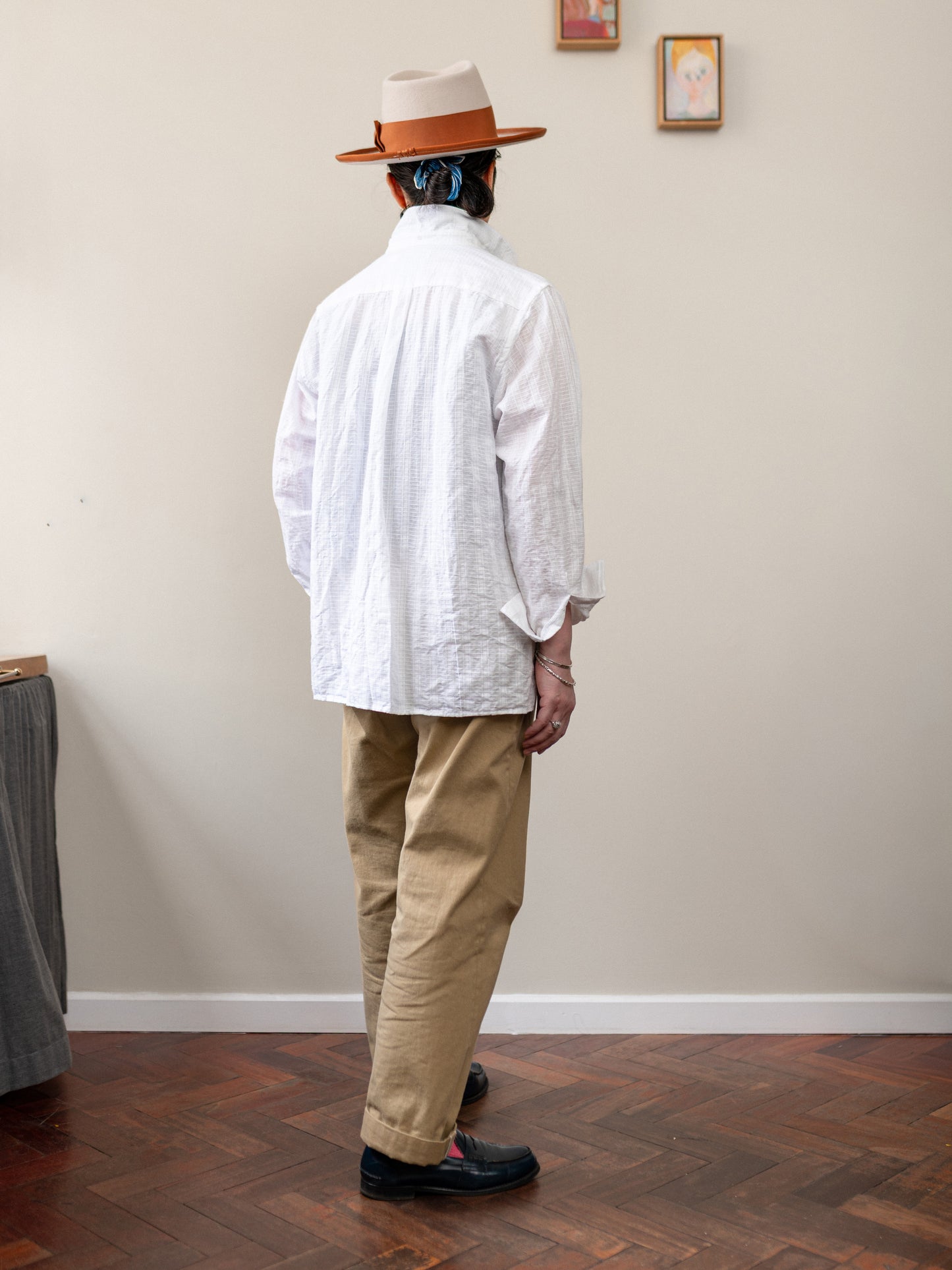 Irish Linen Smock / White
