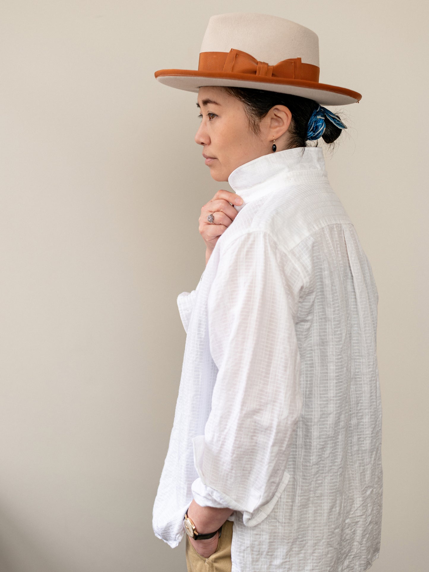 Irish Linen Smock / White