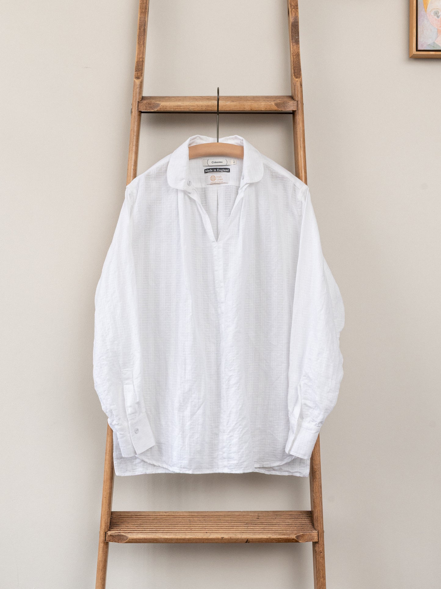 Irish Linen Smock / White