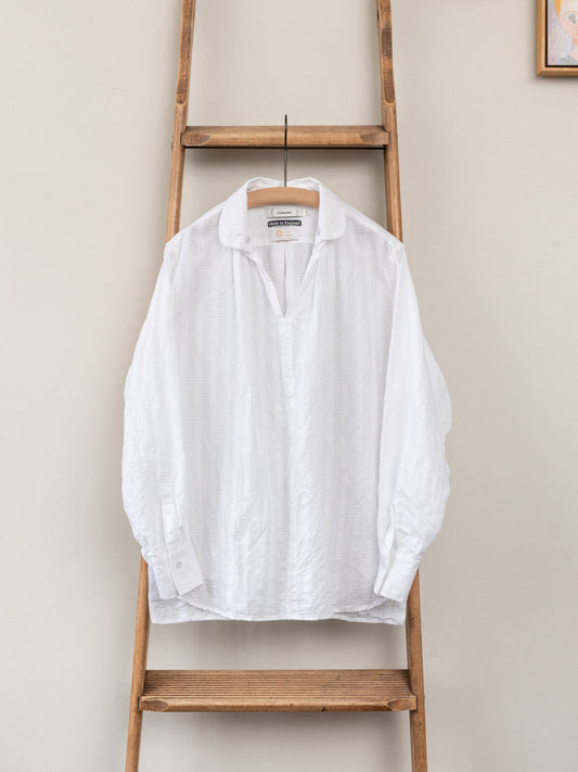Irish Linen Smock / White