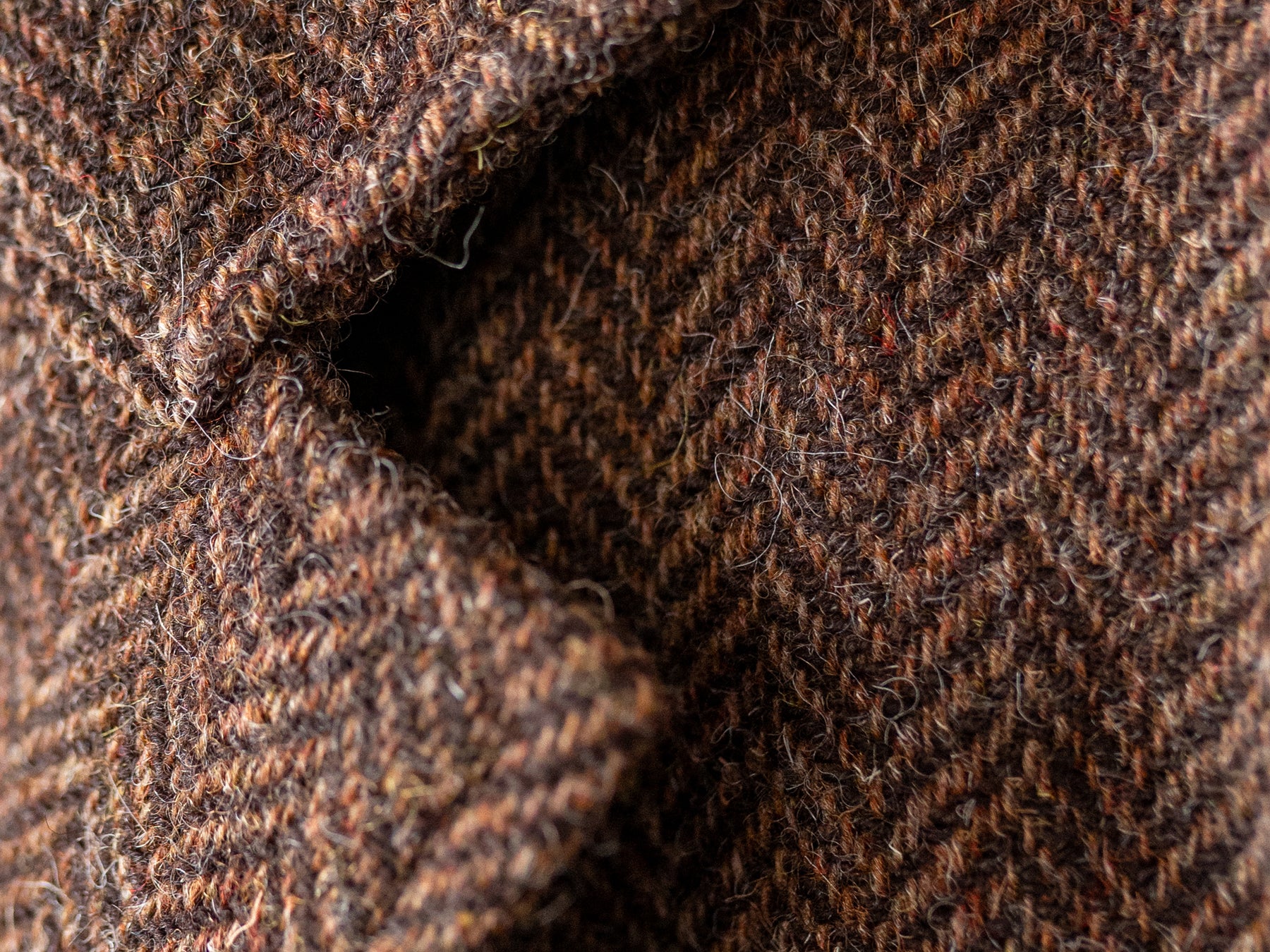 Our tweeds: kempy British wool