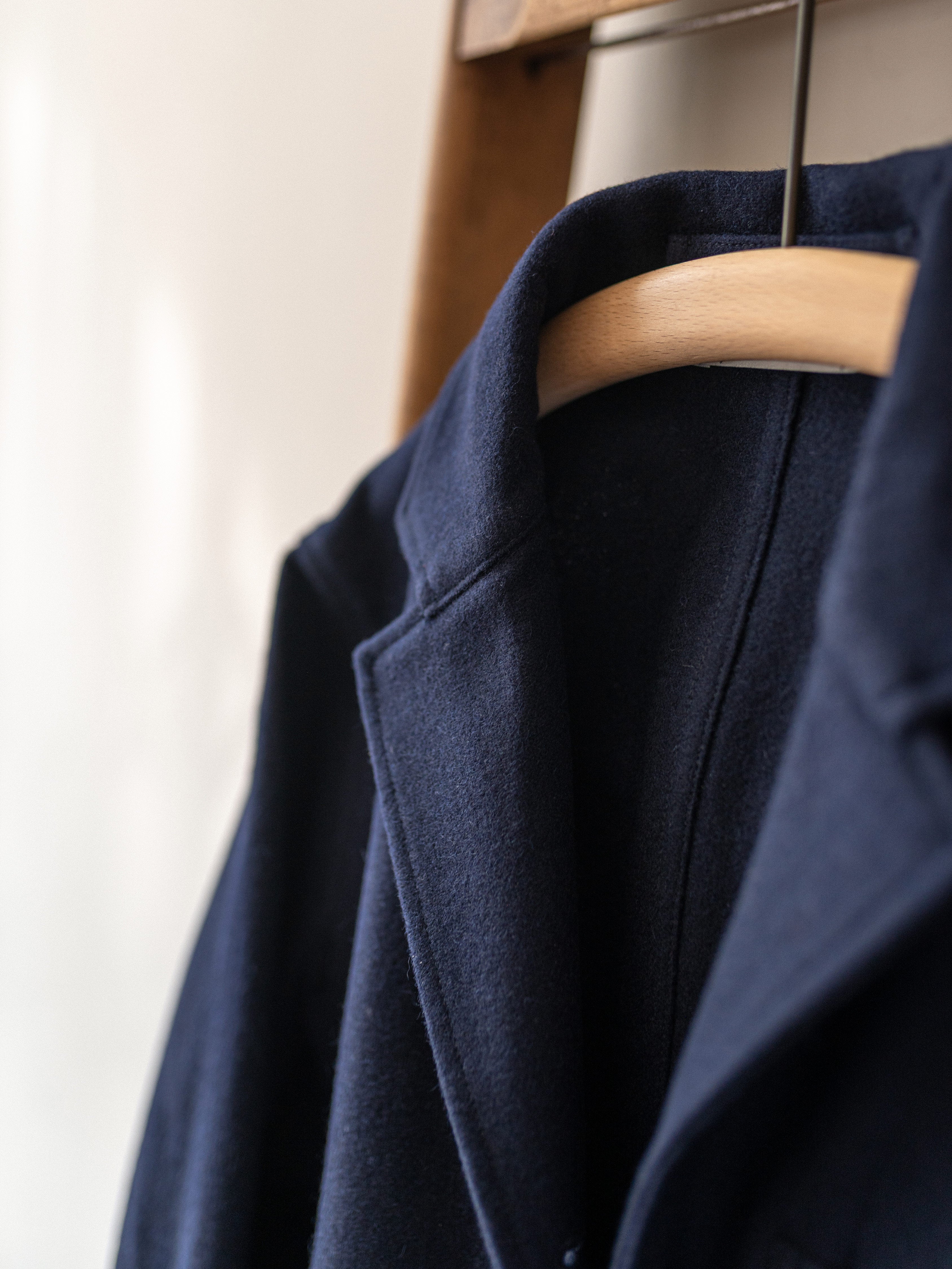 Melton Wool Worker Jacket / Dark Navy – Colenimo