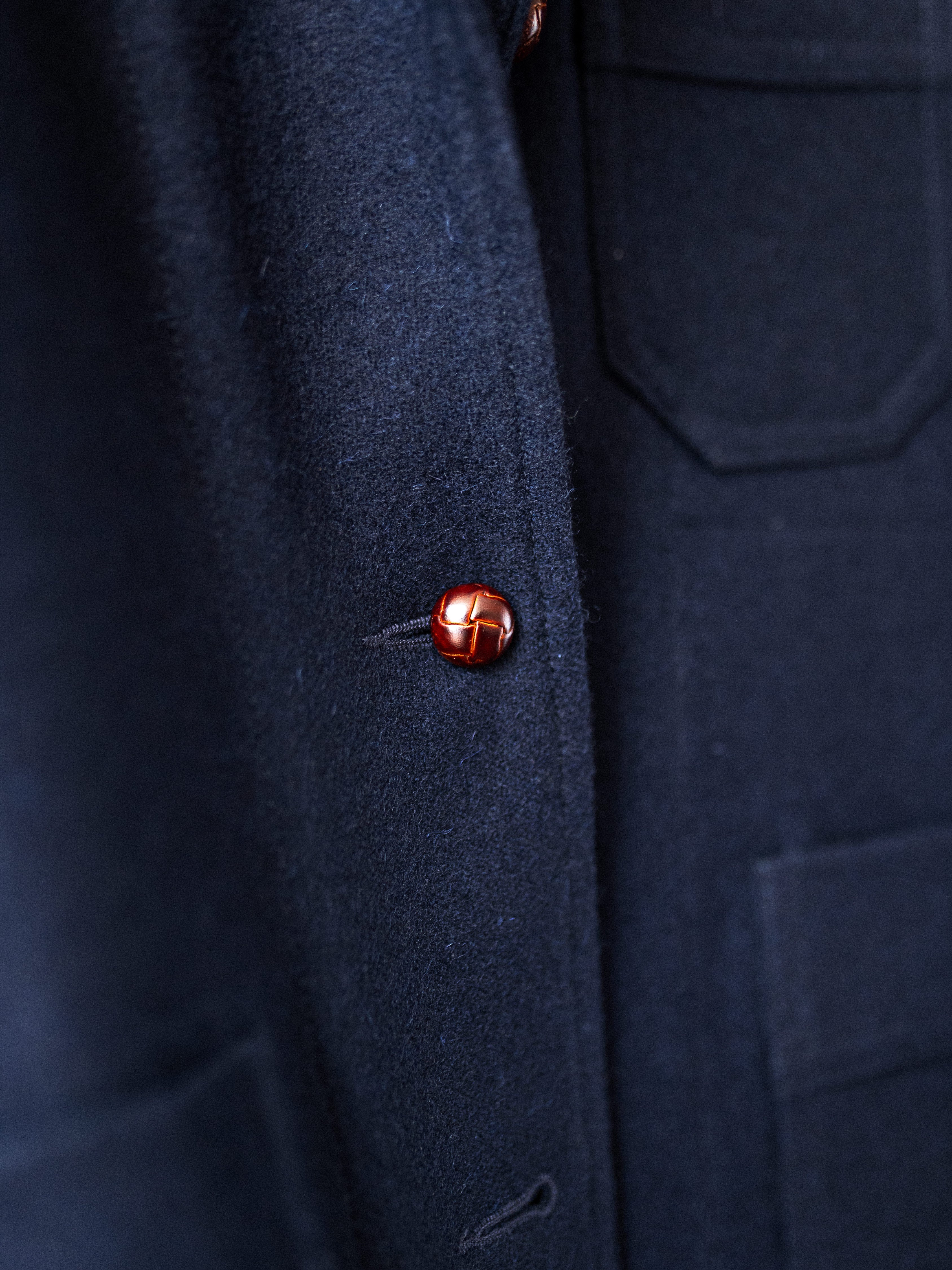 Melton Wool Worker Jacket / Dark Navy – Colenimo