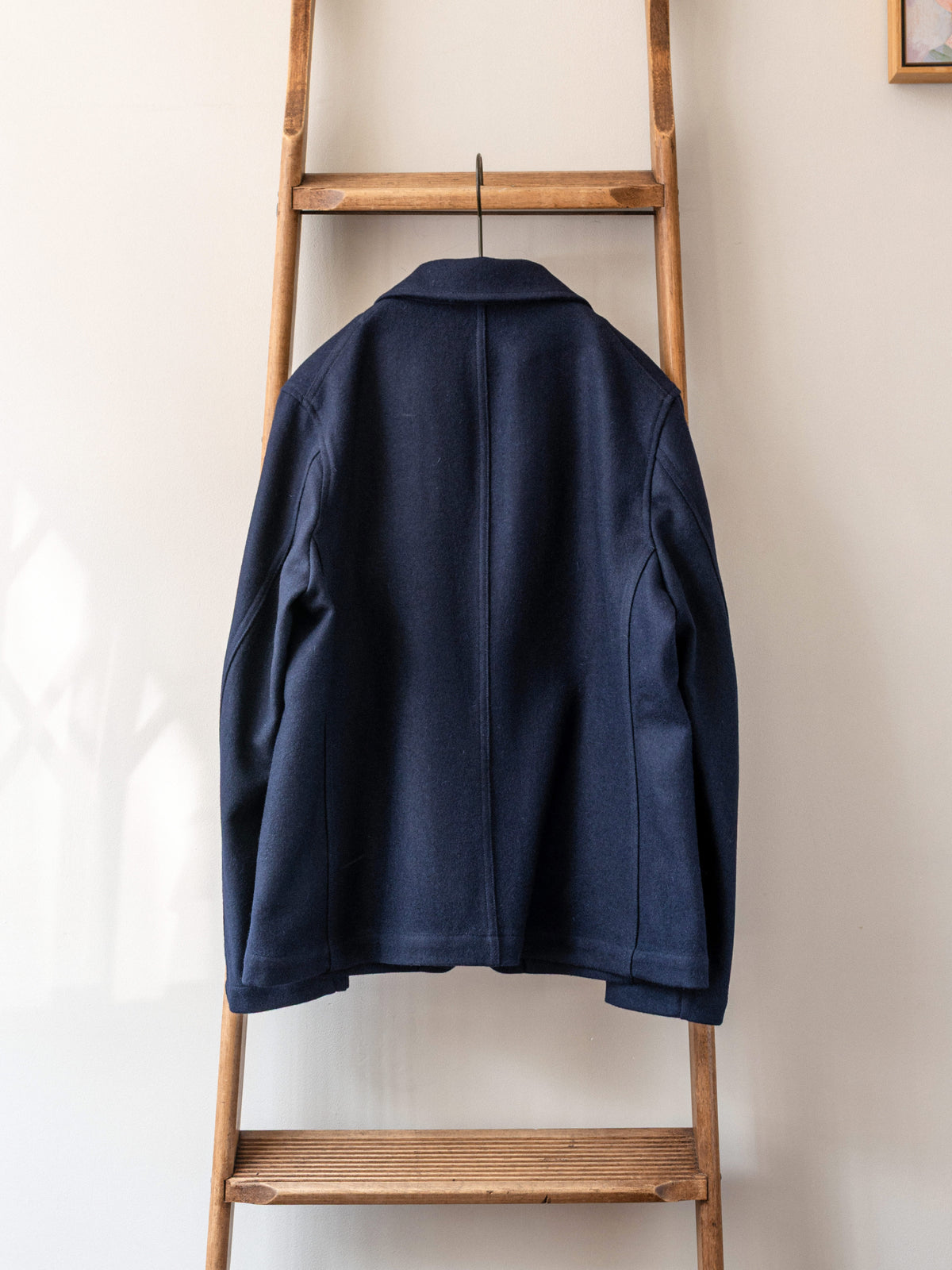 Melton Wool Workers Jacket / Dark Navy