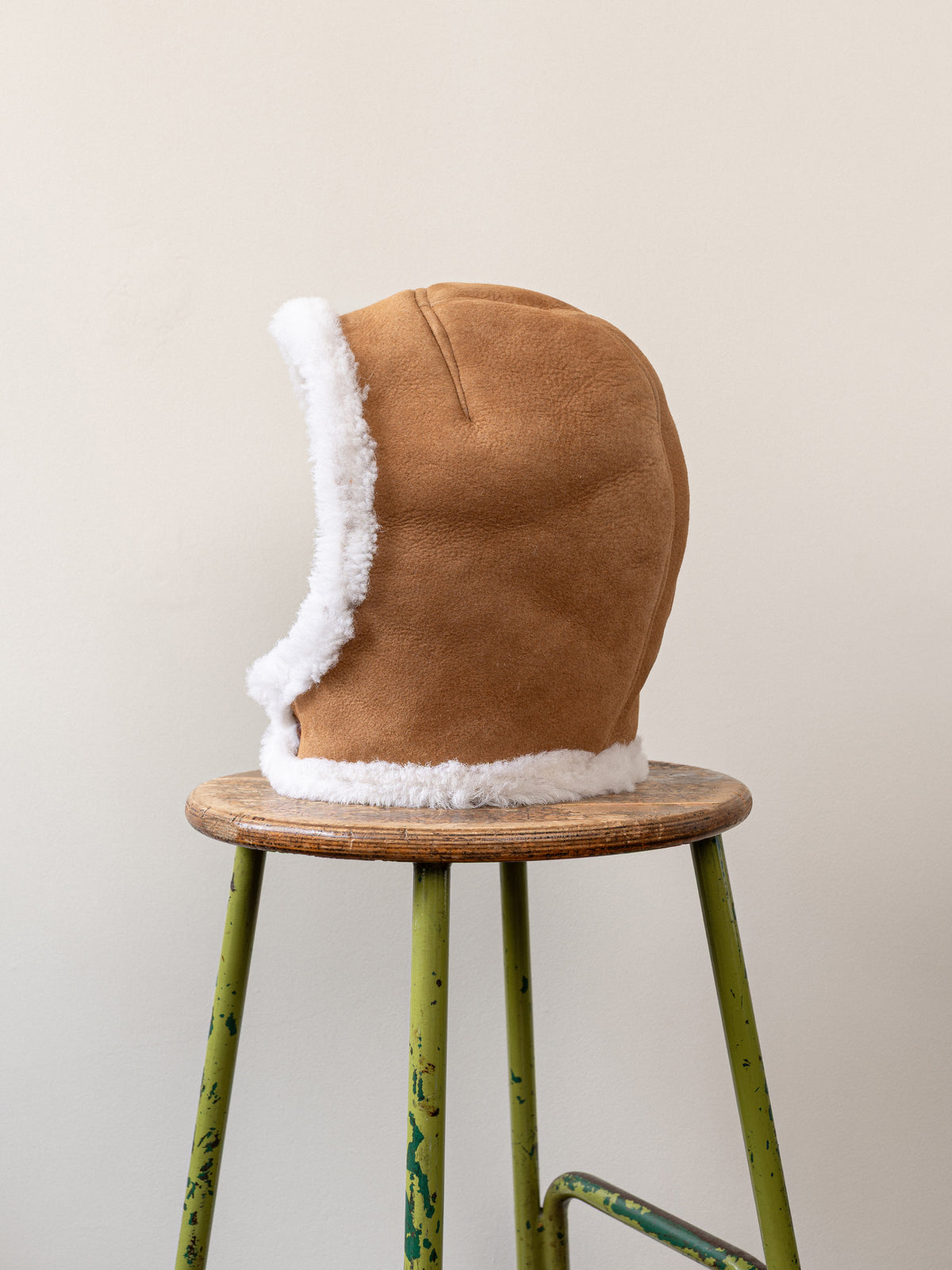 Merino Sheepskin Hood / Tan Beige